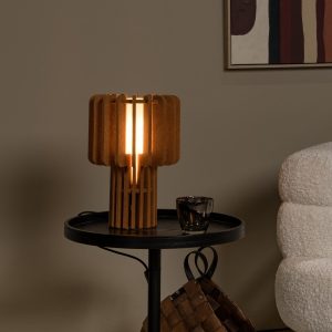 Lucide tafellamp ROLLO – 1xE27 – Terracotta Lucide tafellamp ROLLO – 1xE27 – Terracotta