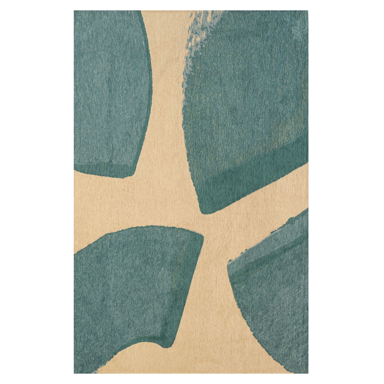 Lola&Moi vloerkleed Azurite - blauw - 80x150cm