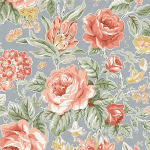 Laura Ashley Vliesbehang Wild Roses Ochre Geel Laura Ashley Vliesbehang Wild Roses Ochre Geel