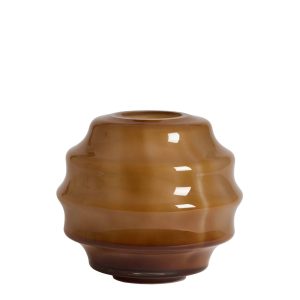 Light & Living vaas Nayoro – bruin – Ø32.5cm Light & Living vaas Nayoro – bruin – Ø32.5cm