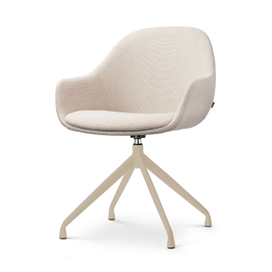 Nolon Nola-Mae draaibare eetkamerstoel beige beige onderstel Nolon Nola-Mae draaibare eetkamerstoel beige beige onderstel