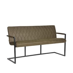 LABEL51 Eetkamerbank Denmark – Groen – 155x62x86cm LABEL51 Eetkamerbank Denmark – Groen – 155x62x86cm