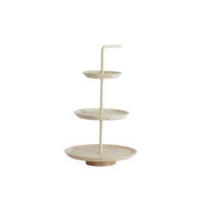 Light & Living etagere Caglio – bruin – Ø24cm Light & Living etagere Caglio – bruin – Ø24cm