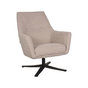 LABEL51 Fauteuil Tod – Beige Bouclé – Draaibaar – 76x75x90cm LABEL51 Fauteuil Tod – Beige Bouclé – Draaibaar – 76x75x90cm