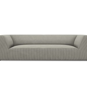 Micadoni Bank Ruby 3-zits, ribfluwelen, lichtgrijs – 93x232x69cm Micadoni Bank Ruby 3-zits, ribfluwelen, lichtgrijs – 93x232x69cm