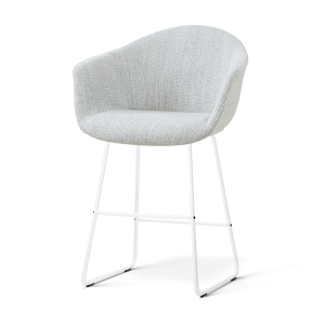 Nolon Nino-Otis Barkruk Grijs Melange – Wit Onderstel – 65 Cm Nolon Nino-Otis Barkruk Grijs Melange – Wit Onderstel – 65 Cm