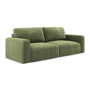 LaMiaSofa 3-zits slaapbank Ostia – chenille stof – groente – 244x102x7 LaMiaSofa 3-zits slaapbank Ostia – chenille stof – groente – 244x102x7