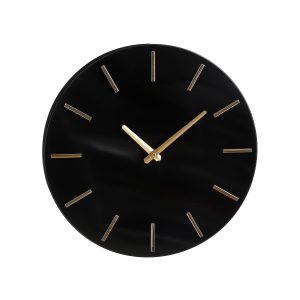 Mica Decorations Brixen Wandklok – Ø36 cm – Zwart Mica Decorations Brixen Wandklok – Ø36 cm – Zwart