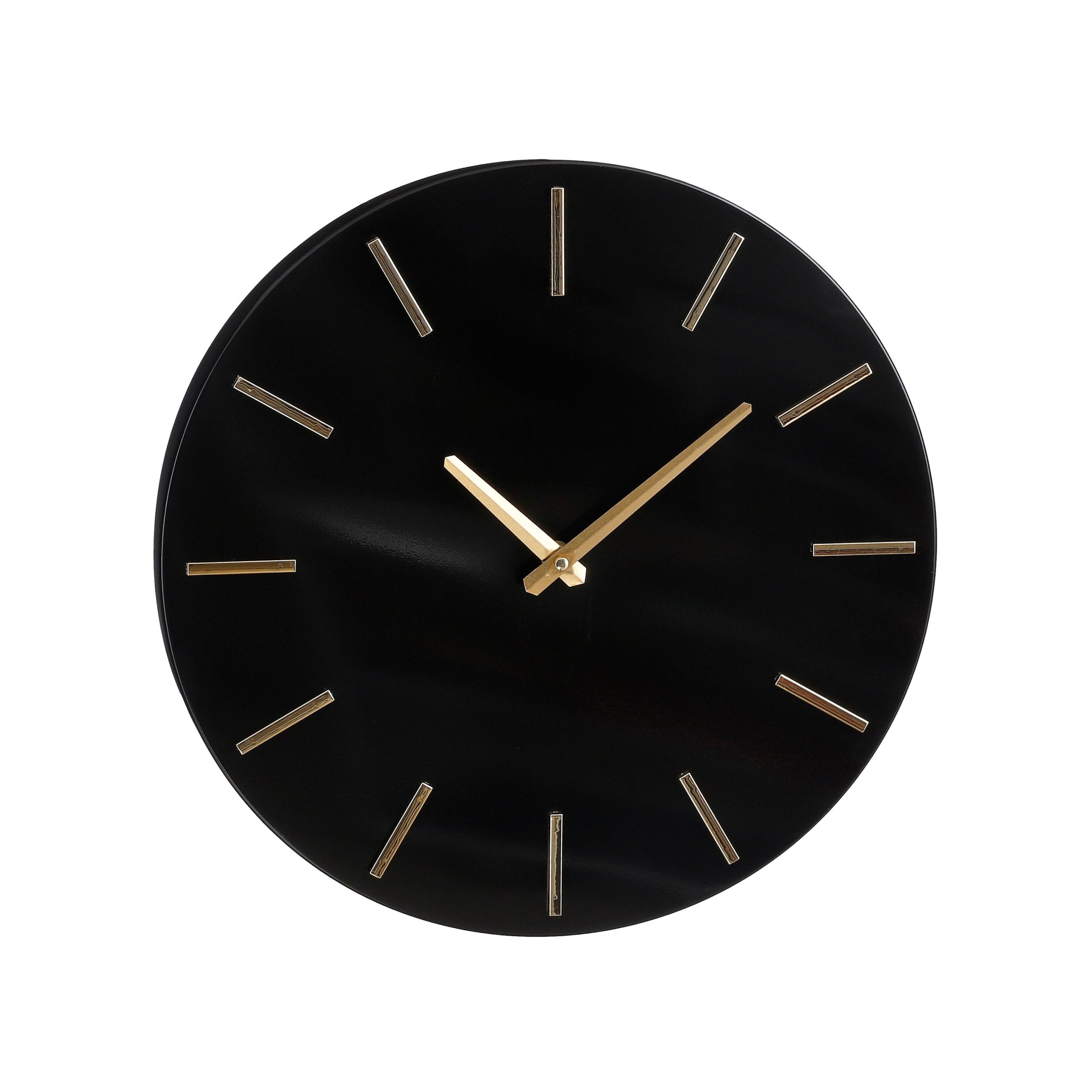 Mica Decorations Brixen Wandklok - Ø36 cm - Zwart