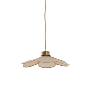 Light & Living hanglamp FYANO – Ø30.5x9cm – bruin Light & Living hanglamp FYANO – Ø30.5x9cm – bruin