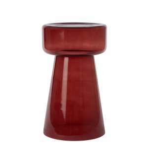 Light & Living bijzettafel Dakwa – rood – Ø30cm Light & Living bijzettafel Dakwa – rood – Ø30cm
