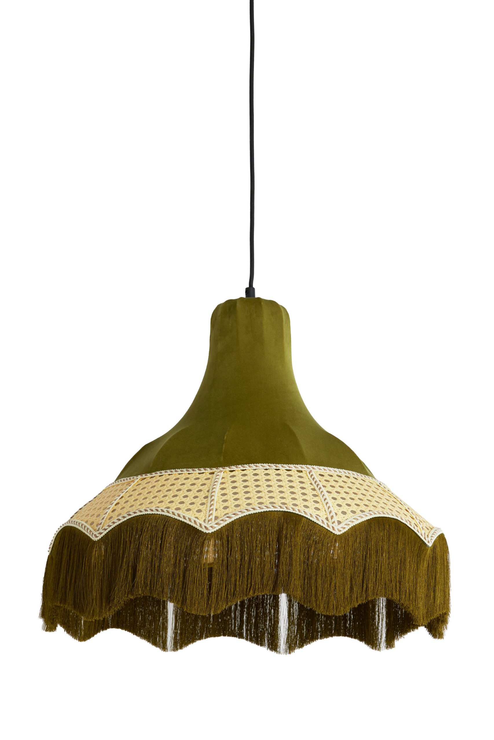 Light & Living hanglamp MIZIA - groen - Ø50x44.5cm