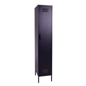 MaximaVida metalen kleding lockerkast Finn zwart 45 x 35 x 185 cm – sm MaximaVida metalen kleding lockerkast Finn zwart 45 x 35 x 185 cm – sm