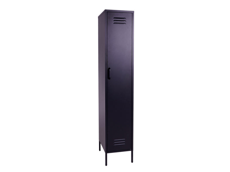 MaximaVida metalen kleding lockerkast Finn zwart 45 x 35 x 185 cm - sm