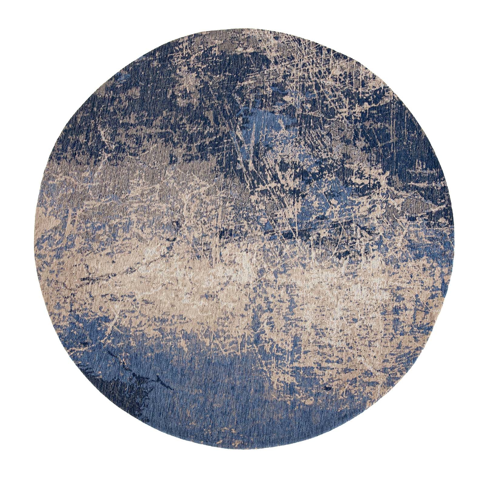 Ecorugs vloerkleed Abyss Blue - blauw - 240x240cm