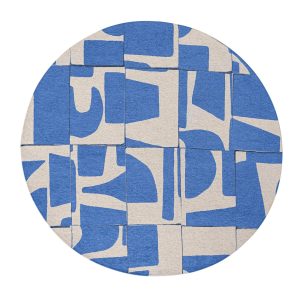 Ecorugs vloerkleed Campanula – blauw – 140x140cm Ecorugs vloerkleed Campanula – blauw – 140x140cm