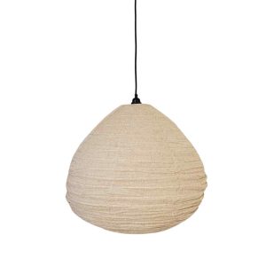 NOA MAY Hanglamp Dome – taupe – linnen – Large – Ø 50 cm / H 42 cm NOA MAY Hanglamp Dome – taupe – linnen – Large – Ø 50 cm / H 42 cm