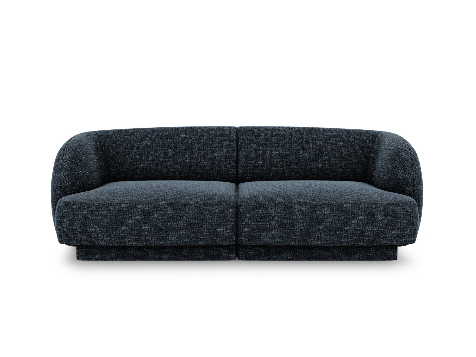 Micadoni Bank Miley 2-zits, chenille, koningsblauw - 90x180x70cm