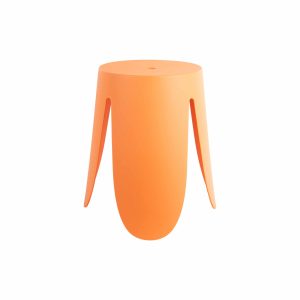 Leitmotiv poef Stool Ravish – oranje – Ø43cm Leitmotiv poef Stool Ravish – oranje – Ø43cm