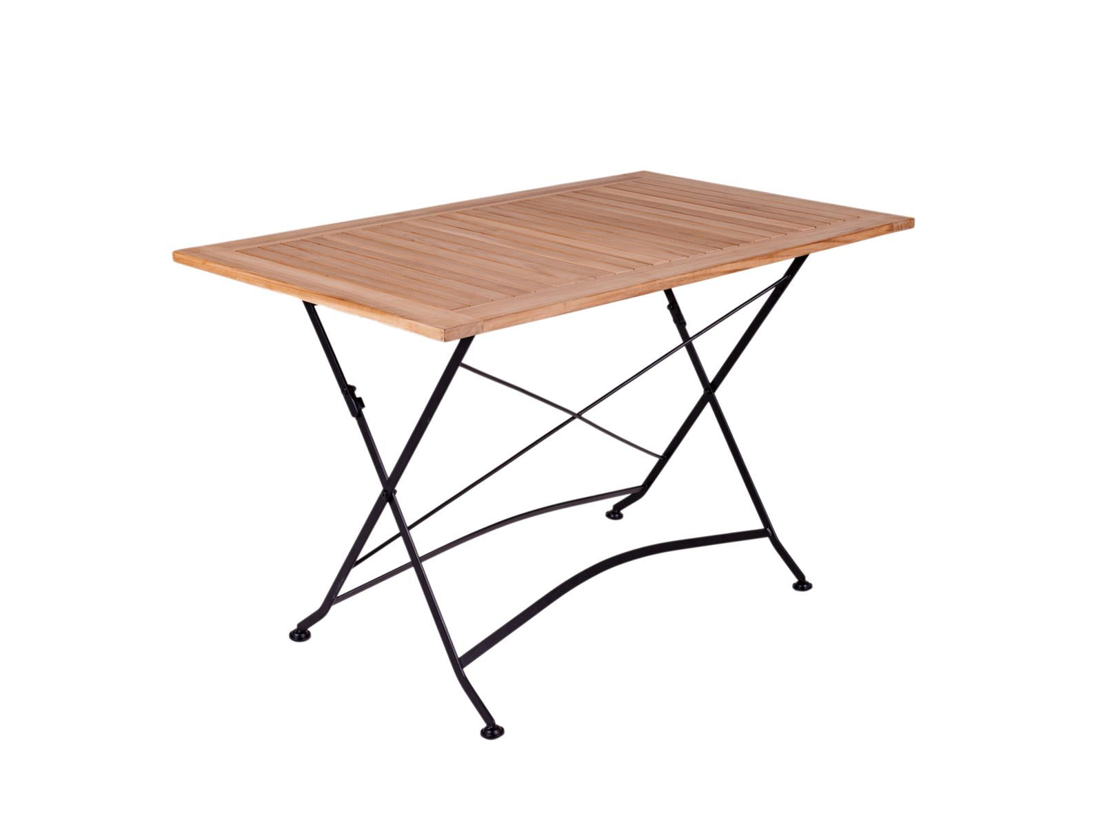 MaximaVida inklapbare tuintafel Toscana 120 x 70 cm zwart - 100% FSC e