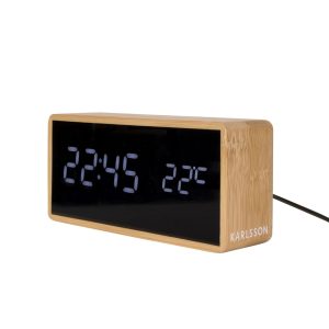 Karlsson wekker Tube – bruin – 7x7x15cm – Vaderdag – Vaderdagcadeau – Karlsson wekker Tube – bruin – 7x7x15cm – Vaderdag – Vaderdagcadeau –
