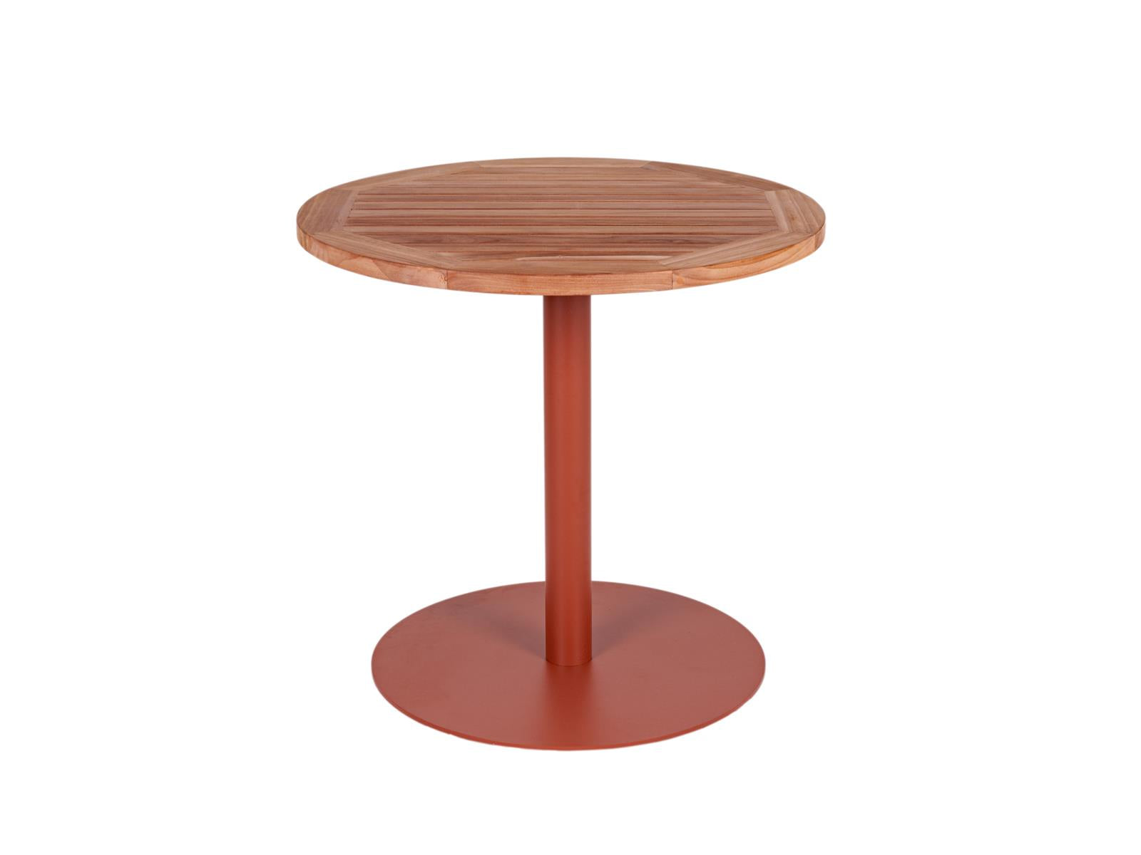 MaximaVida ronde tuintafel Java roestbruin 80 cm- zware 49 kg uitvoeri