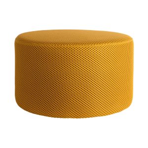 Leitmotiv poef Retro Mesh – geel – Ø50cm Leitmotiv poef Retro Mesh – geel – Ø50cm