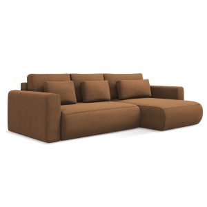 LaMiaSofa hoekbank rechts Perugia – textuurstof – terracotta – 278×149 LaMiaSofa hoekbank rechts Perugia – textuurstof – terracotta – 278×149