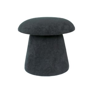 Leitmotiv poef Mushroom – zwart – Ø39.5cm Leitmotiv poef Mushroom – zwart – Ø39.5cm