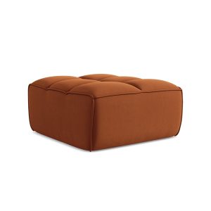 LaMiaSofa Poef Belluno – velours – terracotta – 80x93x43 LaMiaSofa Poef Belluno – velours – terracotta – 80x93x43