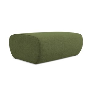 LaMiaSofa Poef Palermo – chenille stof – flessengroen – 100x70x39 LaMiaSofa Poef Palermo – chenille stof – flessengroen – 100x70x39