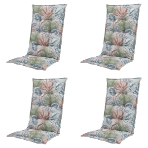 Madison tuinstoelkussen hoge rug Cala – multikleur – 123x50x5cm – set Madison tuinstoelkussen hoge rug Cala – multikleur – 123x50x5cm – set