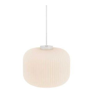 Nordlux Milford Hanglamp – Ø30cm – E27 – Wit