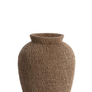 Light & Living vaas VENDIE – Ø26x28cm – bruin Light & Living vaas VENDIE – Ø26x28cm – bruin