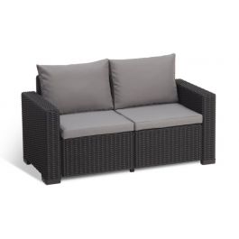 Allibert California loungebank grafiet – 2-persoons