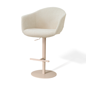 Nolon Niva-Otis tulp barkruk cottonbeige – verstelbaar – beige poten Nolon Niva-Otis tulp barkruk cottonbeige – verstelbaar – beige poten