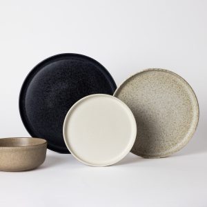 Mimo Homeware serviesset Midnight Blue & Broken Shells – 4-delig – 2 p Mimo Homeware serviesset Midnight Blue & Broken Shells – 4-delig – 2 p