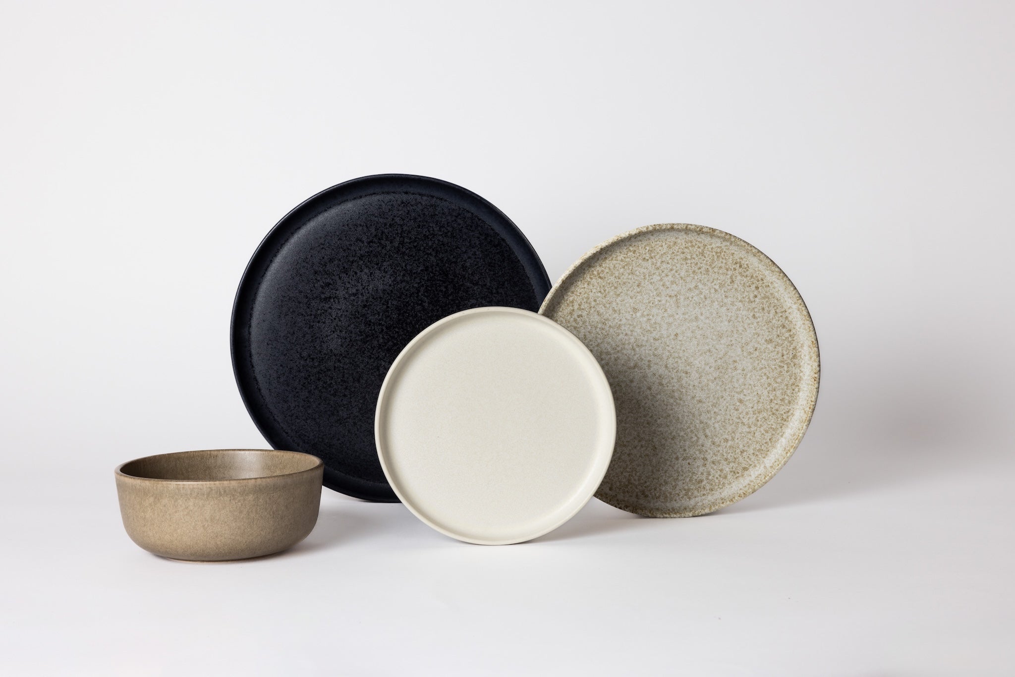 Mimo Homeware serviesset Midnight Blue & Broken Shells - 4-delig - 2 p