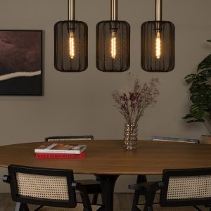 Lucide hanglamp CORINA – 3xE27 – Zwart Lucide hanglamp CORINA – 3xE27 – Zwart