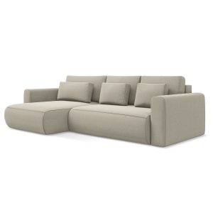 LaMiaSofa hoekbank links Perugia – velours – parel – 278x149x82 LaMiaSofa hoekbank links Perugia – velours – parel – 278x149x82