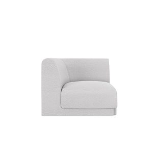 Micadoni Hoekmodule Miley boucle lichtgrijs – 90x90x70cm