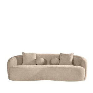 LABEL51 3-Zits Bank Novo – Beige Stof – 236x124x80cm