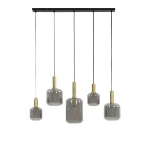 Light & Living hanglamp Lekar – brons – 22x110x32cm Light & Living hanglamp Lekar – brons – 22x110x32cm