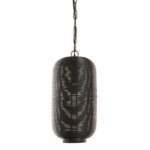 Light & Living hanglamp TOMEK – zwart – Ø21x44cm Light & Living hanglamp TOMEK – zwart – Ø21x44cm