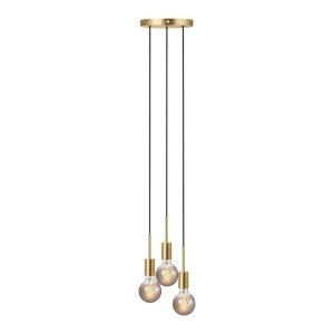 Nordlux Paco Hanglamp – 3-lichts E27 – Messing Nordlux Paco Hanglamp – 3-lichts E27 – Messing