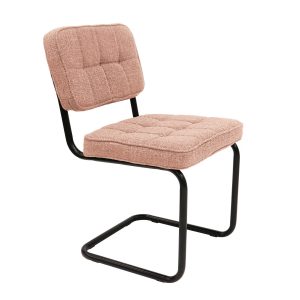 Kick Buisframe stoel Yves – Roze Kick Buisframe stoel Yves – Roze
