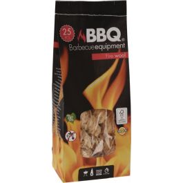 Aanmaak Houtwol Krullen 25 stuks BBQ