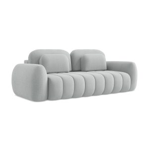 LaMiaSofa 3-zits slaapbank Ginosa – bouclé – lichtgrijs – 266x121x95 LaMiaSofa 3-zits slaapbank Ginosa – bouclé – lichtgrijs – 266x121x95
