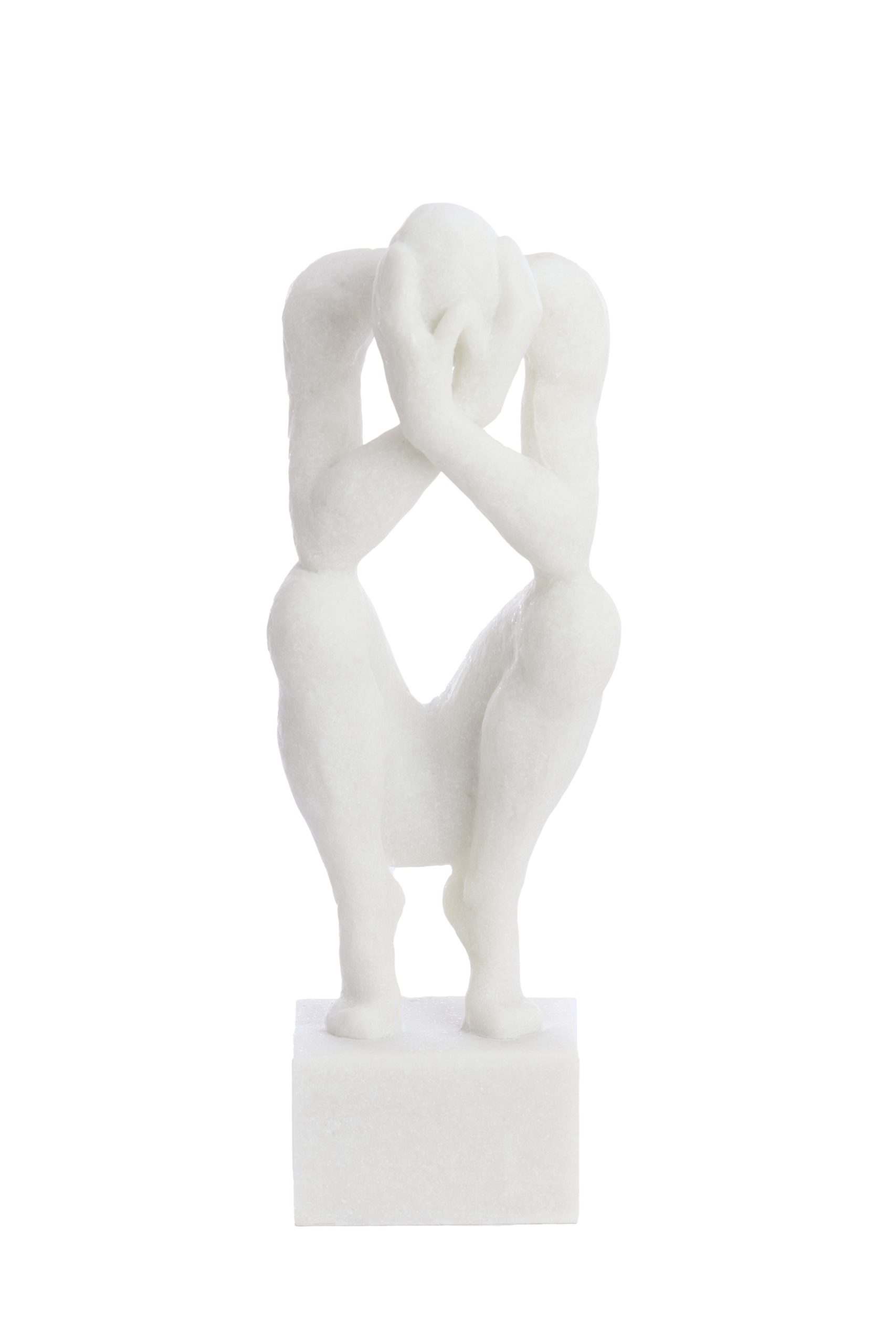 Light & Living ornament LOVINAC - 16x19x47cm - wit