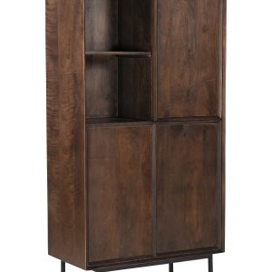 Livingfurn kast Ravenstein – bruin – 40x170x90 Livingfurn kast Ravenstein – bruin – 40x170x90